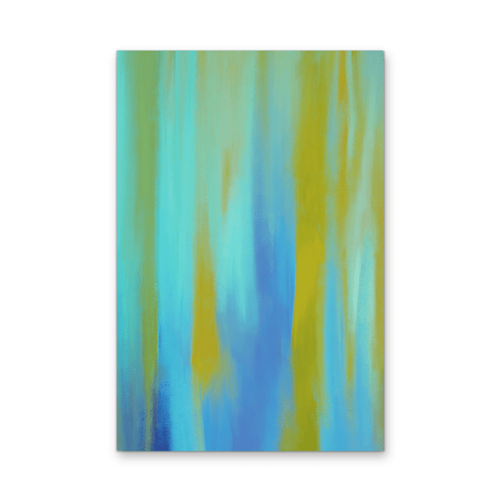 Blue Aura - Abstract Colour Stretched Canvas or Wall Art Print - I Heart Wall Art - Poster Print, Canvas Print or Framed Art Print