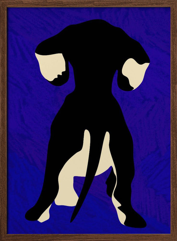 Blue Backdrop - Stretched Canvas, Poster or Fine Art Print I Heart Wall Art