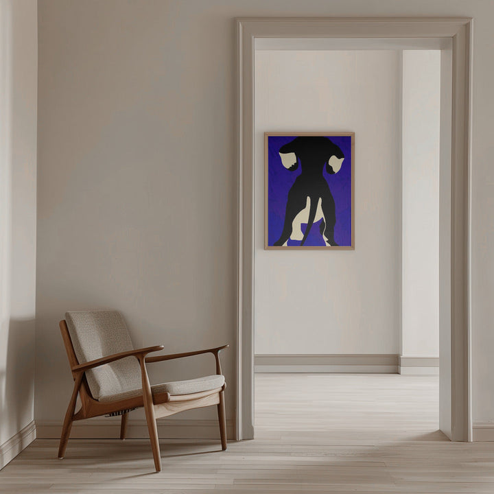Blue Backdrop - Stretched Canvas, Poster or Fine Art Print I Heart Wall Art
