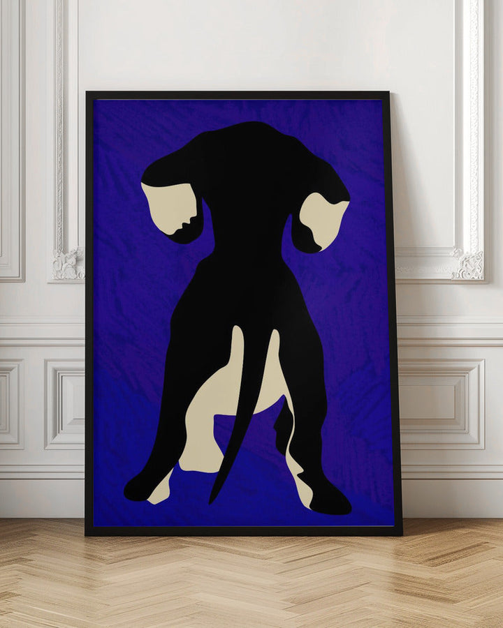 Blue Backdrop - Stretched Canvas, Poster or Fine Art Print I Heart Wall Art