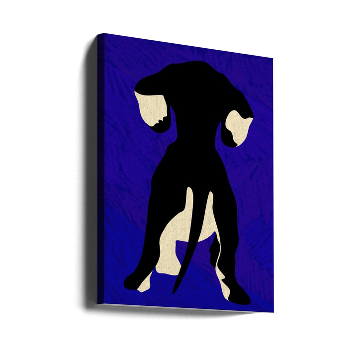 Blue Backdrop - Stretched Canvas, Poster or Fine Art Print I Heart Wall Art