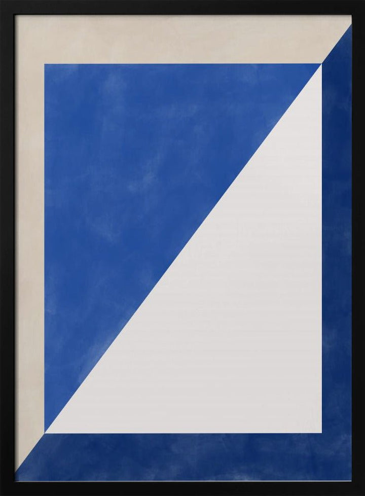 Blue Geometric Play - Stretched Canvas, Poster or Fine Art Print - I Heart Wall Art - Poster Print, Canvas Print or Framed Art Print