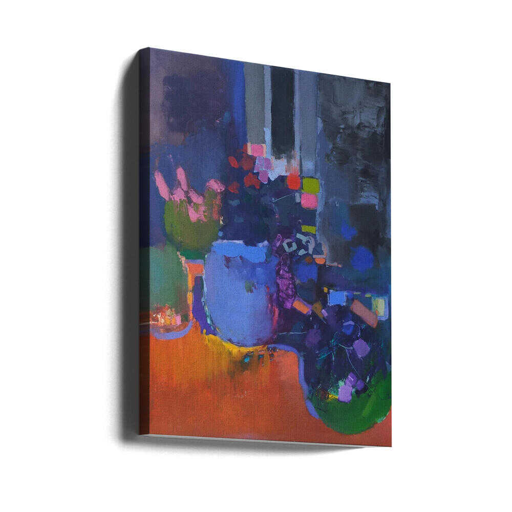 Blue Jug - Stretched Canvas, Poster or Fine Art Print - I Heart Wall Art - Poster Print, Canvas Print or Framed Art Print