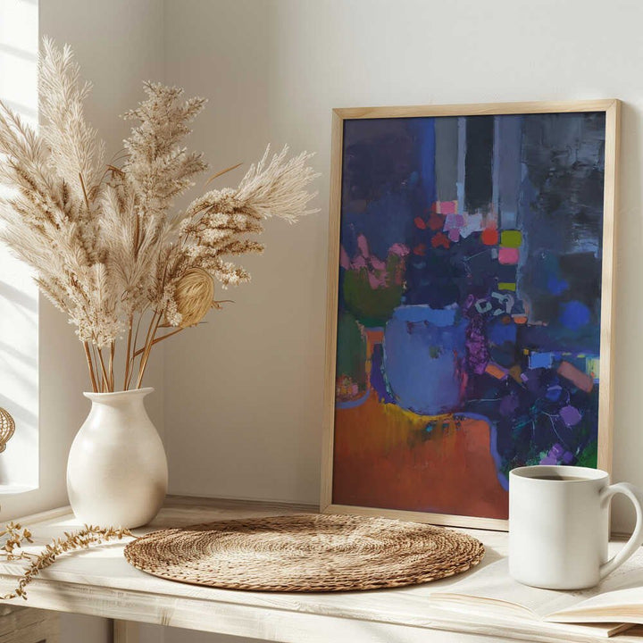 Blue Jug - Stretched Canvas, Poster or Fine Art Print - I Heart Wall Art - Poster Print, Canvas Print or Framed Art Print