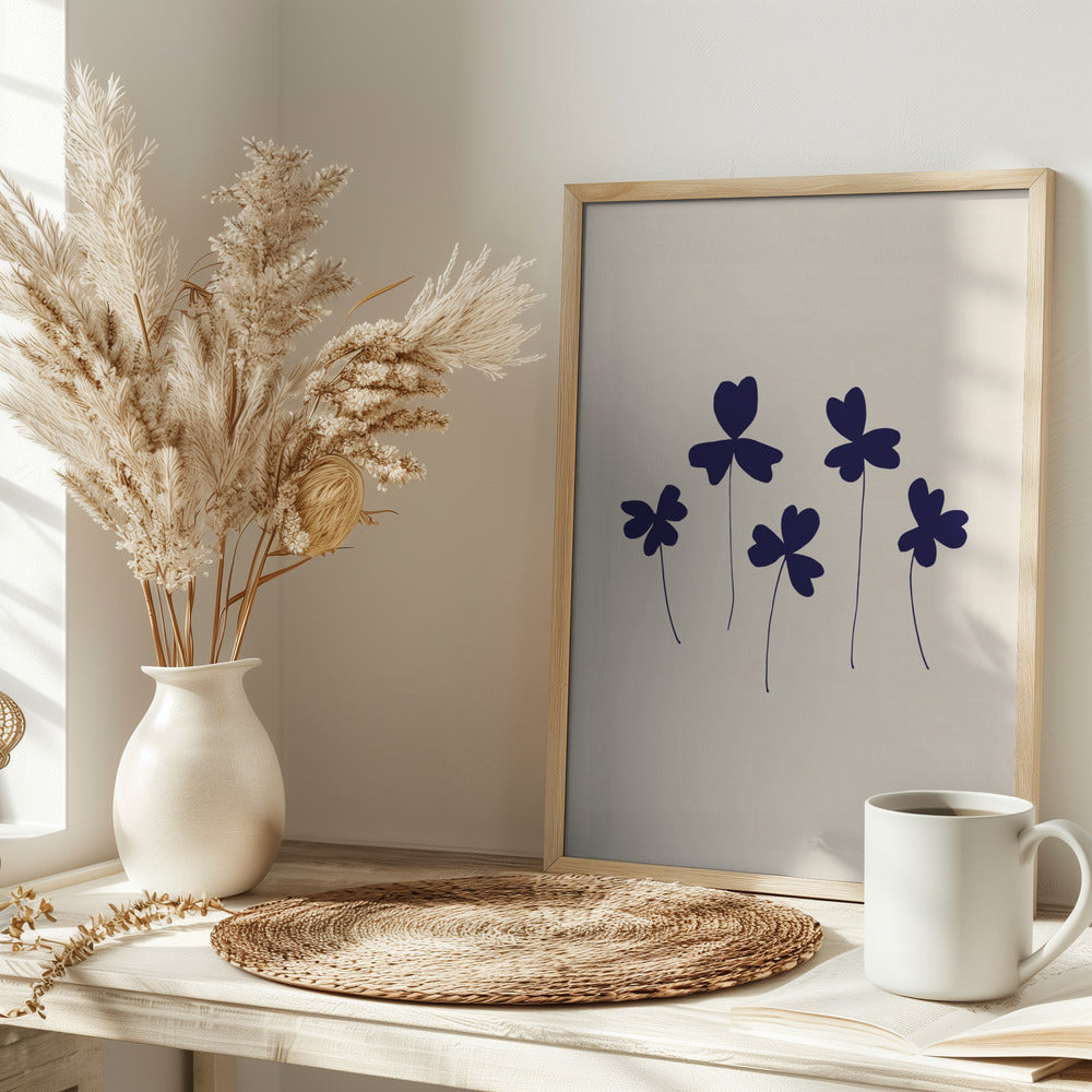 Blue Sorrel - Stretched Canvas, Poster or Fine Art Print I Heart Wall Art