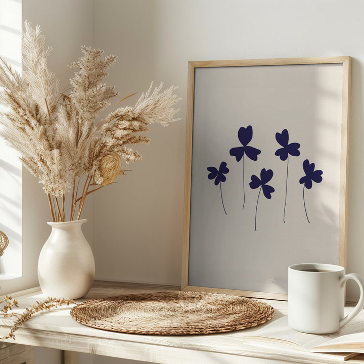 Blue Sorrel - Stretched Canvas, Poster or Fine Art Print I Heart Wall Art