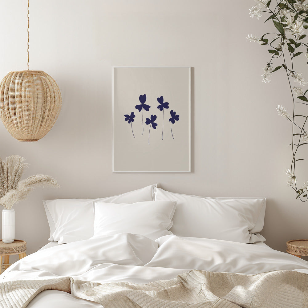 Blue Sorrel - Stretched Canvas, Poster or Fine Art Print I Heart Wall Art
