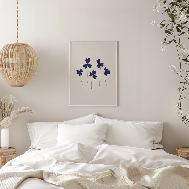 Blue Sorrel - Stretched Canvas, Poster or Fine Art Print I Heart Wall Art