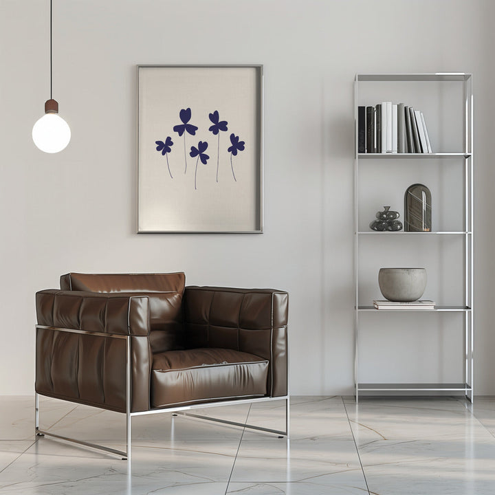 Blue Sorrel - Stretched Canvas, Poster or Fine Art Print I Heart Wall Art