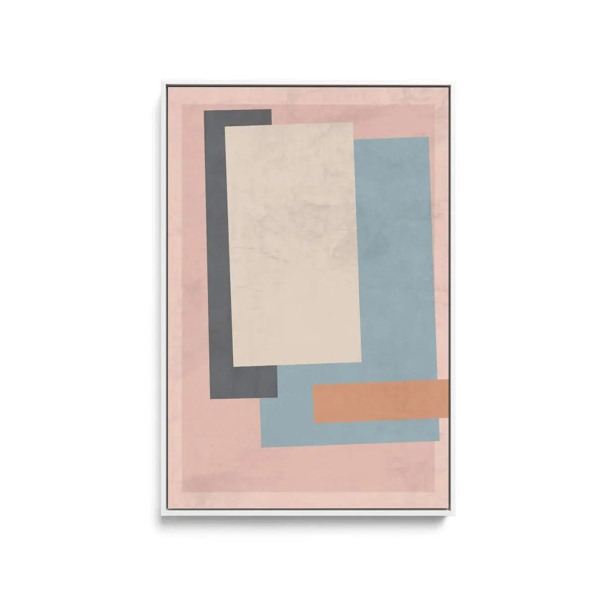 BluePink Mid Century Print by Paint It Black Studio - Stretched Canvas Print or Framed Fine Art Print - Artwork - I Heart Wall Art - Poster Print, Canvas Print or Framed Art Print