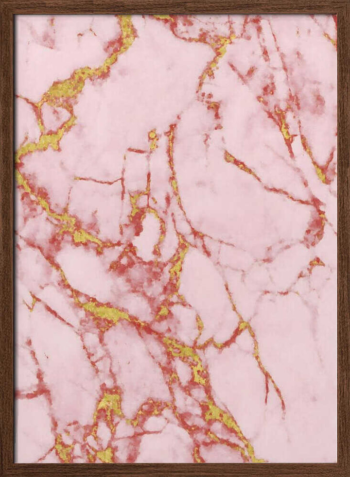Blush Gold Marble - Stretched Canvas, Poster or Fine Art Print - I Heart Wall Art - Poster Print, Canvas Print or Framed Art Print