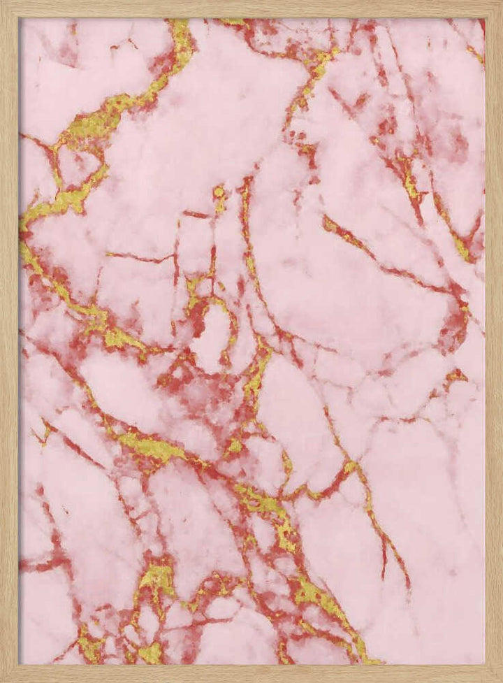 Blush Gold Marble - Stretched Canvas, Poster or Fine Art Print - I Heart Wall Art - Poster Print, Canvas Print or Framed Art Print