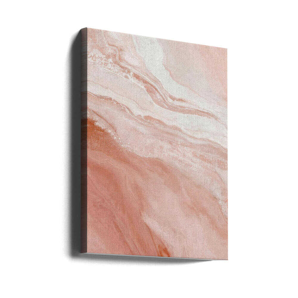 Blush Marble Flow - Stretched Canvas, Poster or Fine Art Print - I Heart Wall Art - Poster Print, Canvas Print or Framed Art Print