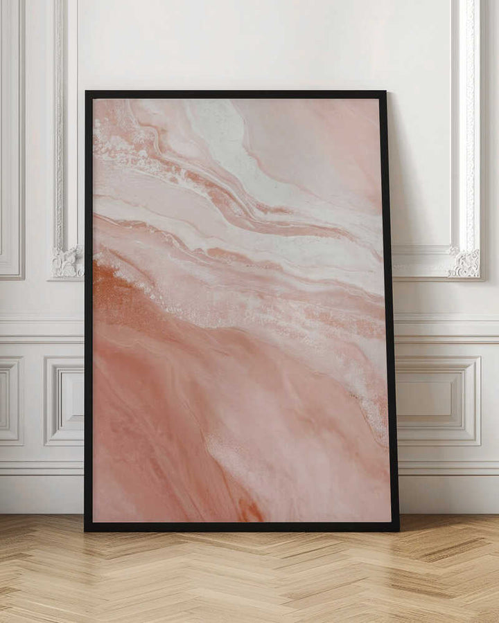 Blush Marble Flow - Stretched Canvas, Poster or Fine Art Print - I Heart Wall Art - Poster Print, Canvas Print or Framed Art Print