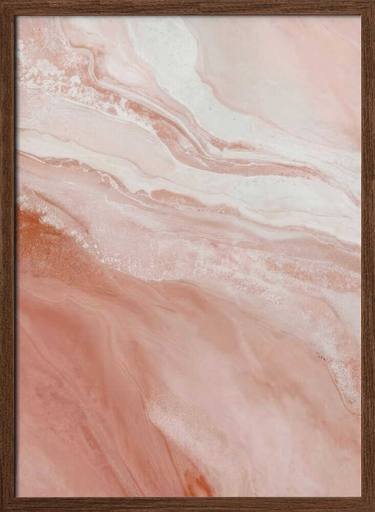 Blush Marble Flow - Stretched Canvas, Poster or Fine Art Print - I Heart Wall Art - Poster Print, Canvas Print or Framed Art Print