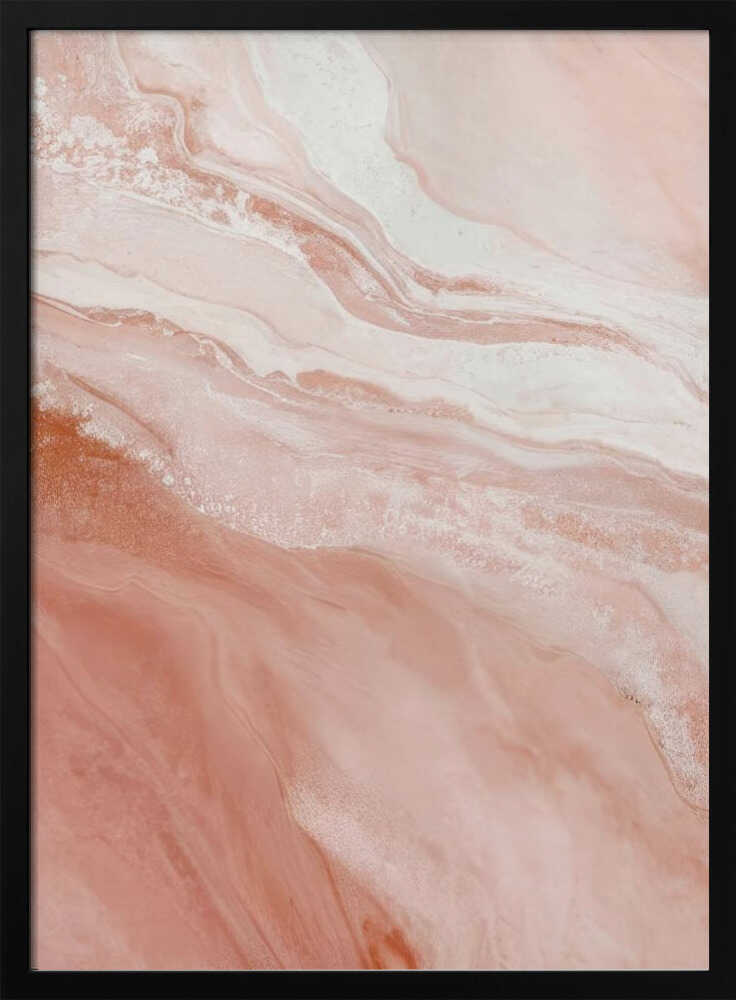 Blush Marble Flow - Stretched Canvas, Poster or Fine Art Print - I Heart Wall Art - Poster Print, Canvas Print or Framed Art Print