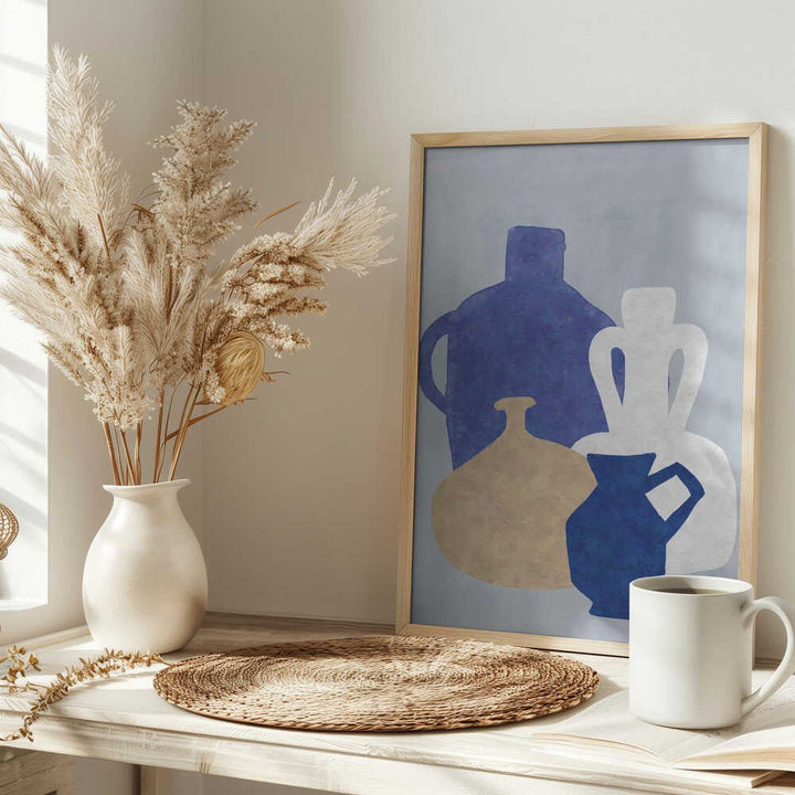 BLUVE - Stretched Canvas, Poster or Fine Art Print - I Heart Wall Art - Poster Print, Canvas Print or Framed Art Print