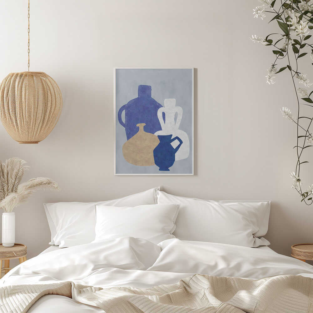 BLUVE - Stretched Canvas, Poster or Fine Art Print - I Heart Wall Art - Poster Print, Canvas Print or Framed Art Print