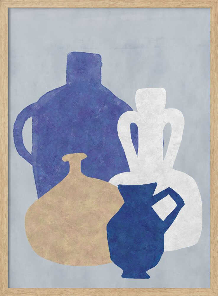 BLUVE - Stretched Canvas, Poster or Fine Art Print - I Heart Wall Art - Poster Print, Canvas Print or Framed Art Print