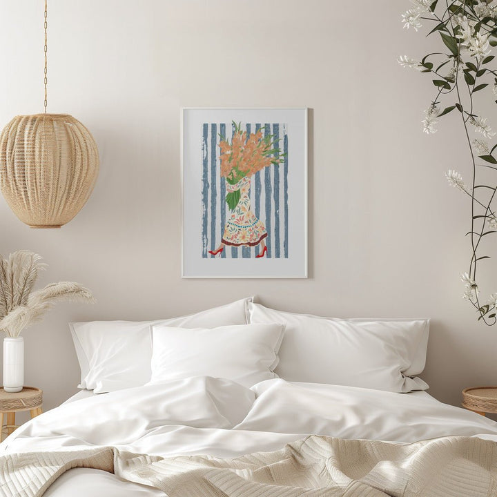 Boho Dress Stripes - Stretched Canvas, Poster or Fine Art Print - I Heart Wall Art - Poster Print, Canvas Print or Framed Art Print