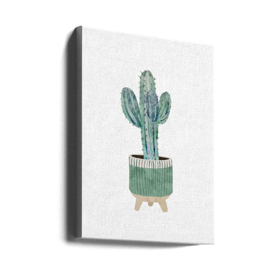 Boho scandi cactus 1 - Stretched Canvas, Poster or Fine Art Print - I Heart Wall Art - Poster Print, Canvas Print or Framed Art Print