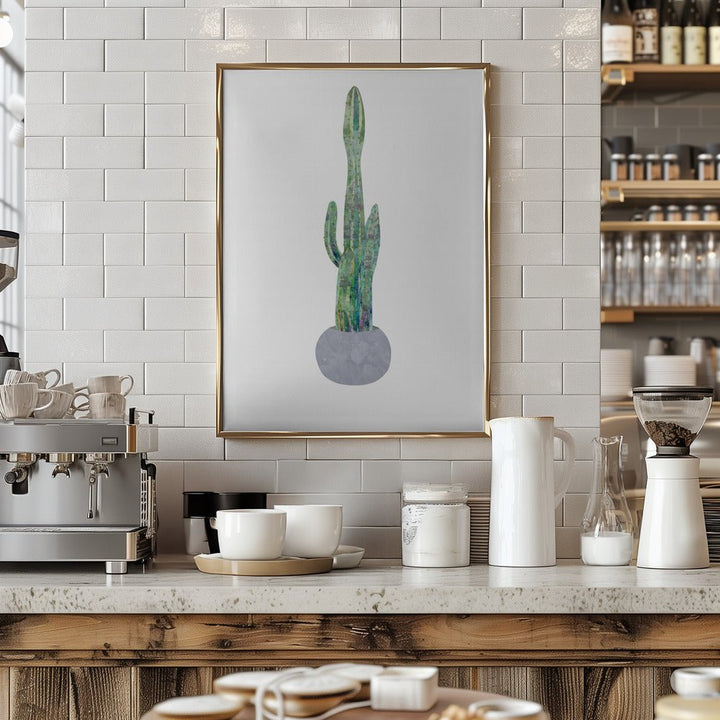 Boho scandi cactus 2 - Stretched Canvas, Poster or Fine Art Print - I Heart Wall Art - Poster Print, Canvas Print or Framed Art Print