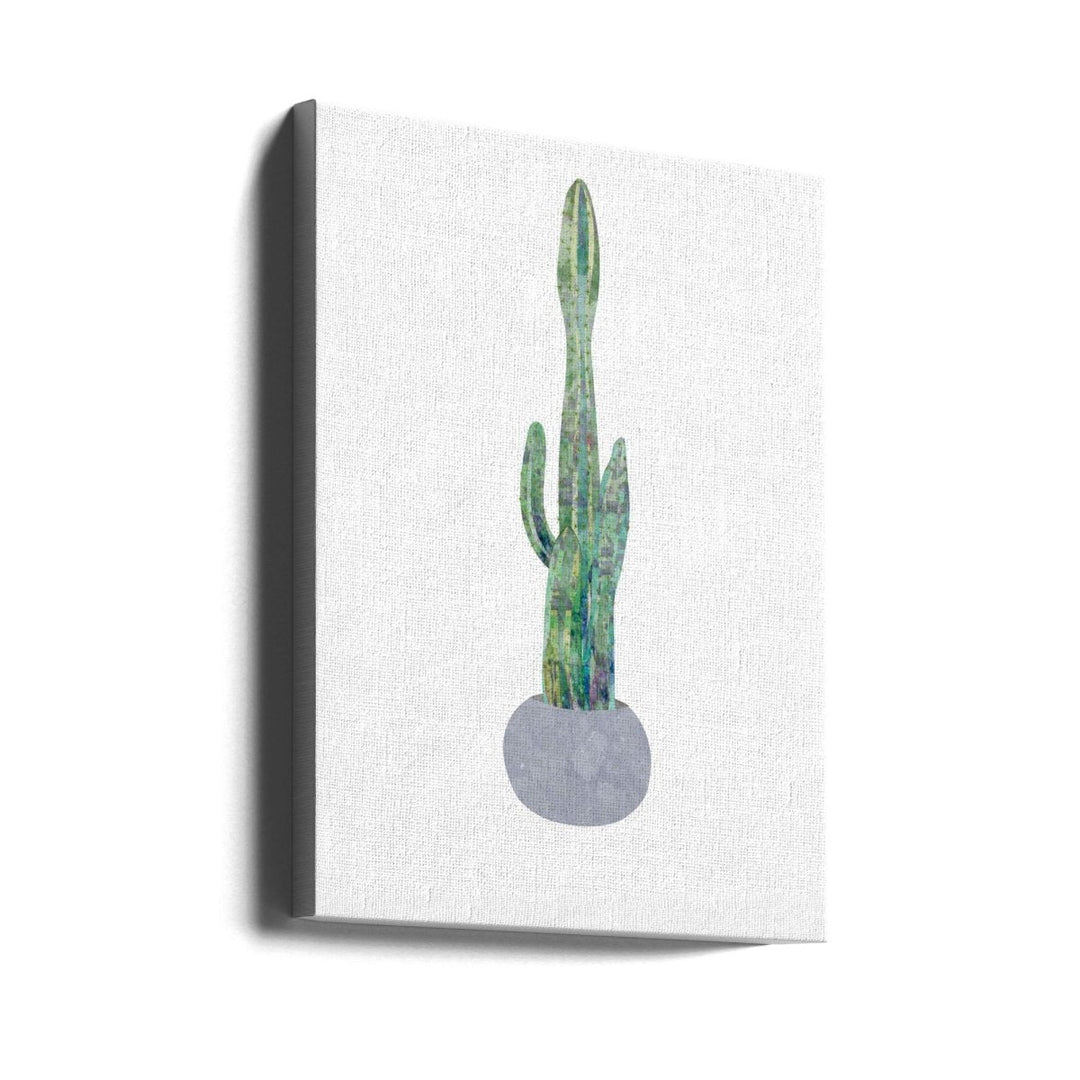 Boho scandi cactus 2 - Stretched Canvas, Poster or Fine Art Print - I Heart Wall Art - Poster Print, Canvas Print or Framed Art Print