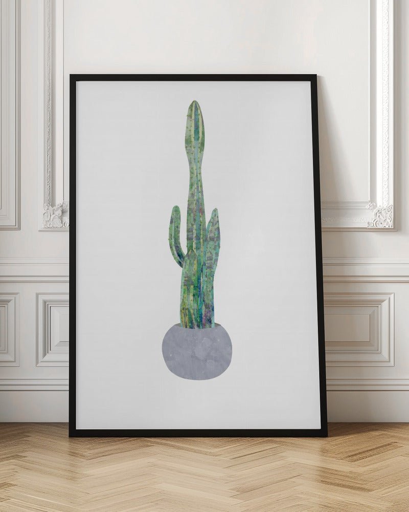 Boho scandi cactus 2 - Stretched Canvas, Poster or Fine Art Print - I Heart Wall Art - Poster Print, Canvas Print or Framed Art Print