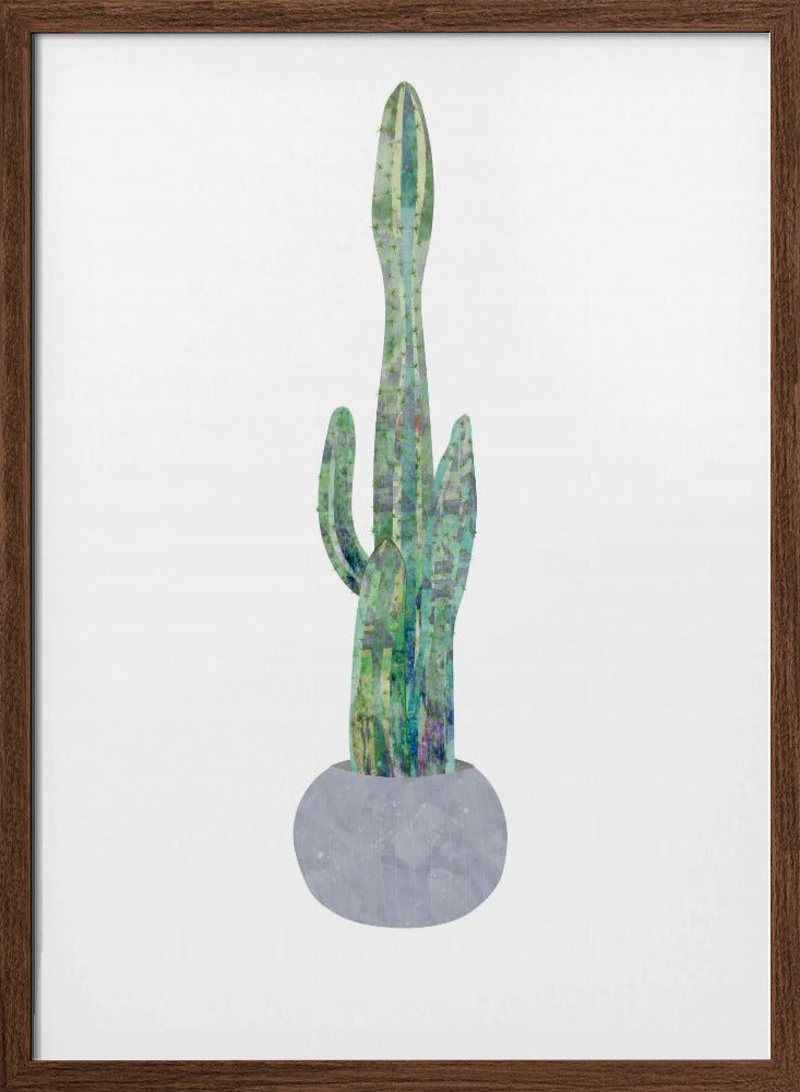 Boho scandi cactus 2 - Stretched Canvas, Poster or Fine Art Print - I Heart Wall Art - Poster Print, Canvas Print or Framed Art Print