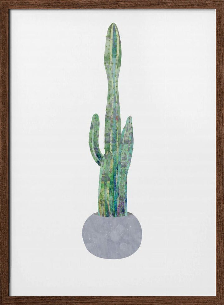 Boho scandi cactus 2 - Stretched Canvas, Poster or Fine Art Print - I Heart Wall Art - Poster Print, Canvas Print or Framed Art Print