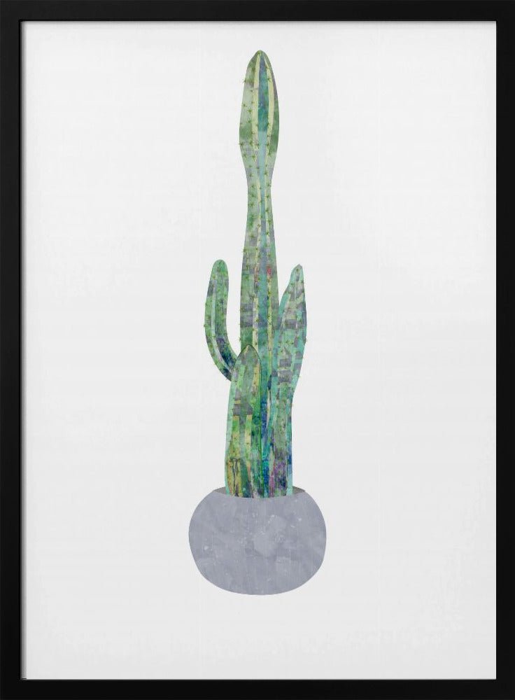 Boho scandi cactus 2 - Stretched Canvas, Poster or Fine Art Print - I Heart Wall Art - Poster Print, Canvas Print or Framed Art Print
