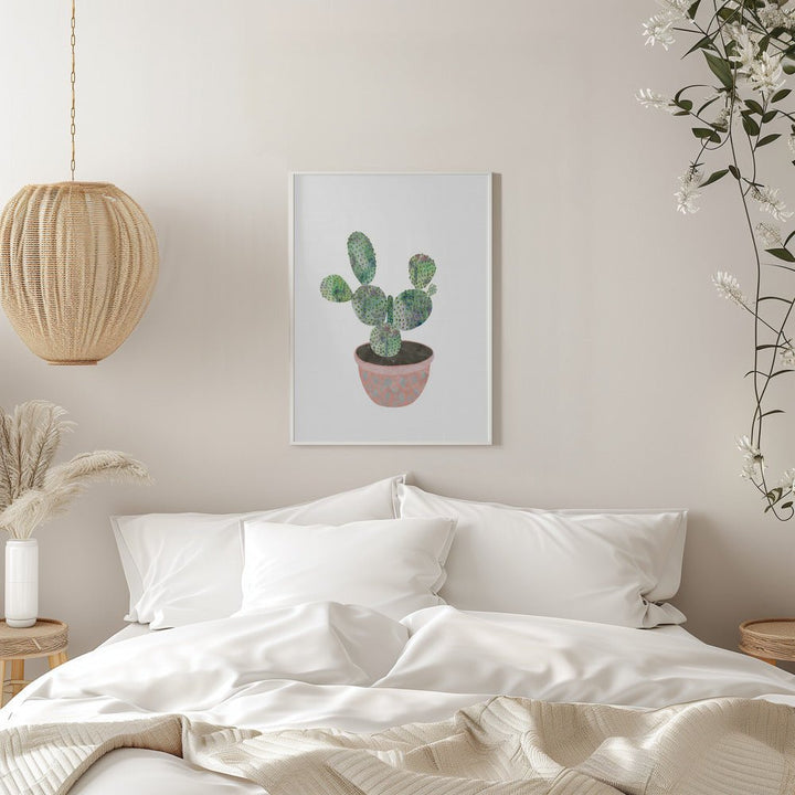 Boho scandi cactus 3 - Stretched Canvas, Poster or Fine Art Print - I Heart Wall Art - Poster Print, Canvas Print or Framed Art Print
