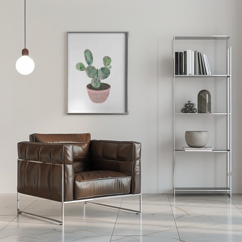 Boho scandi cactus 3 - Stretched Canvas, Poster or Fine Art Print - I Heart Wall Art - Poster Print, Canvas Print or Framed Art Print