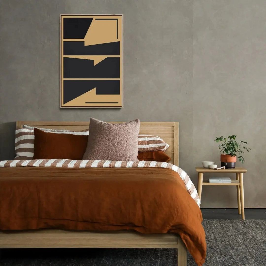 Bold Geo Mid Century Art Print by Paint It Black Studio - Stretched Canvas Print or Framed Fine Art Print - Artwork - I Heart Wall Art - Poster Print, Canvas Print or Framed Art Print