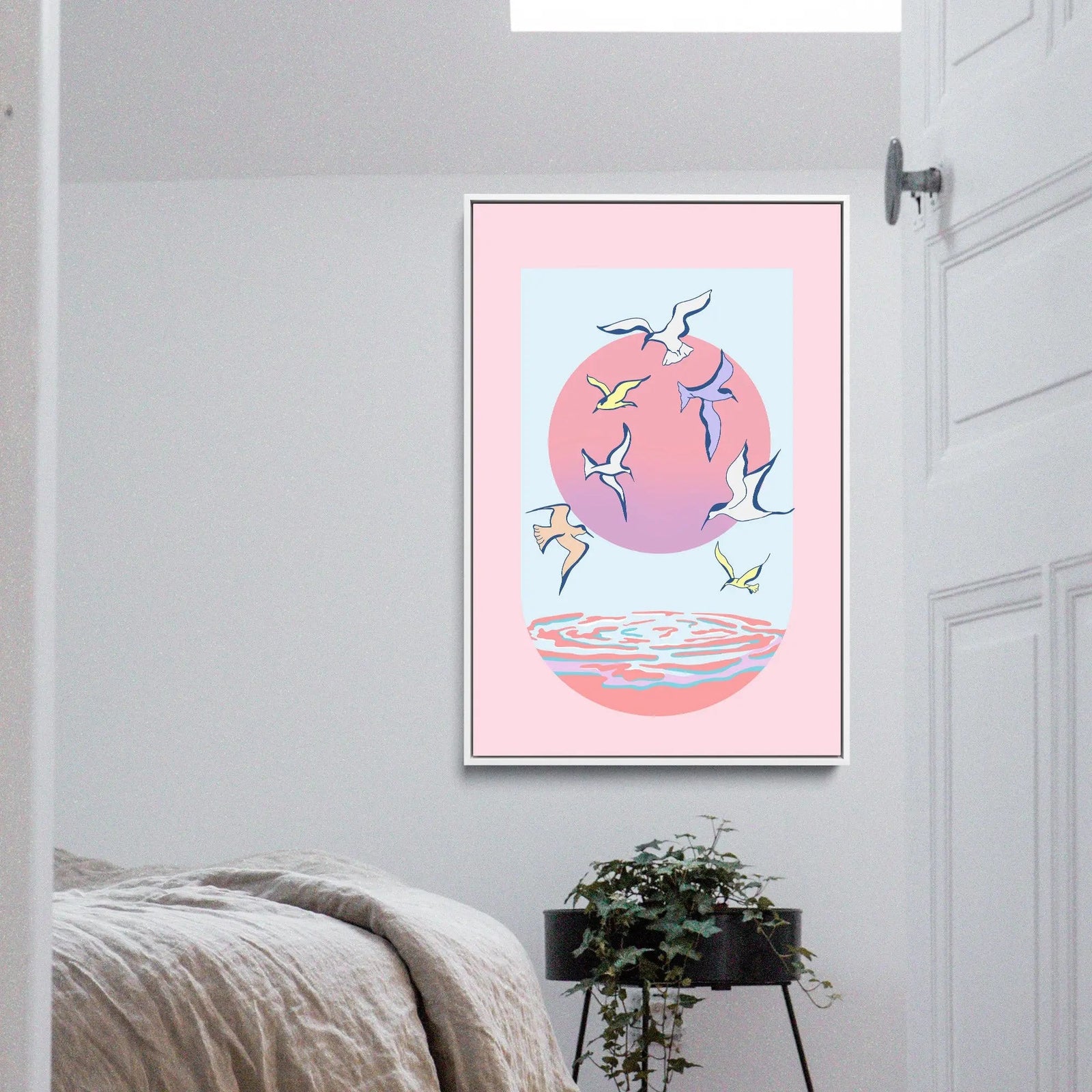 Bomb Dive By Unratio - Stretched Canvas Print or Framed Fine Art Print - Artwork I Heart Wall Art Australia 