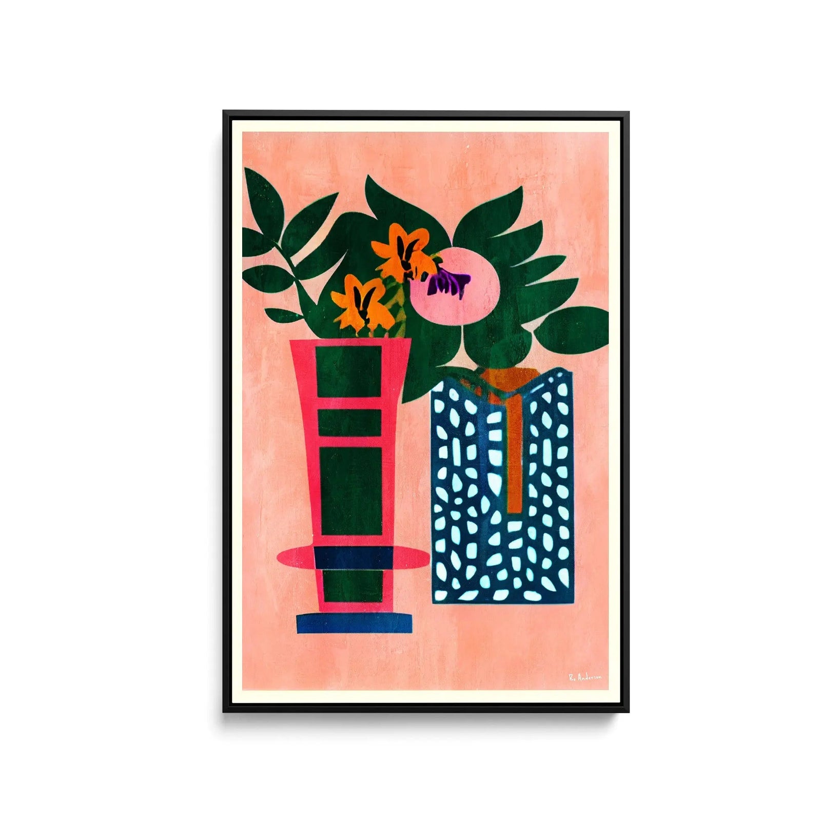 Bonjour, Mi Amor by Bo Anderson - Stretched Canvas Print or Framed Fine Art Print - Artwork I Heart Wall Art Australia 