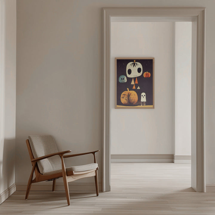 Boo! - Stretched Canvas, Poster or Fine Art Print I Heart Wall Art