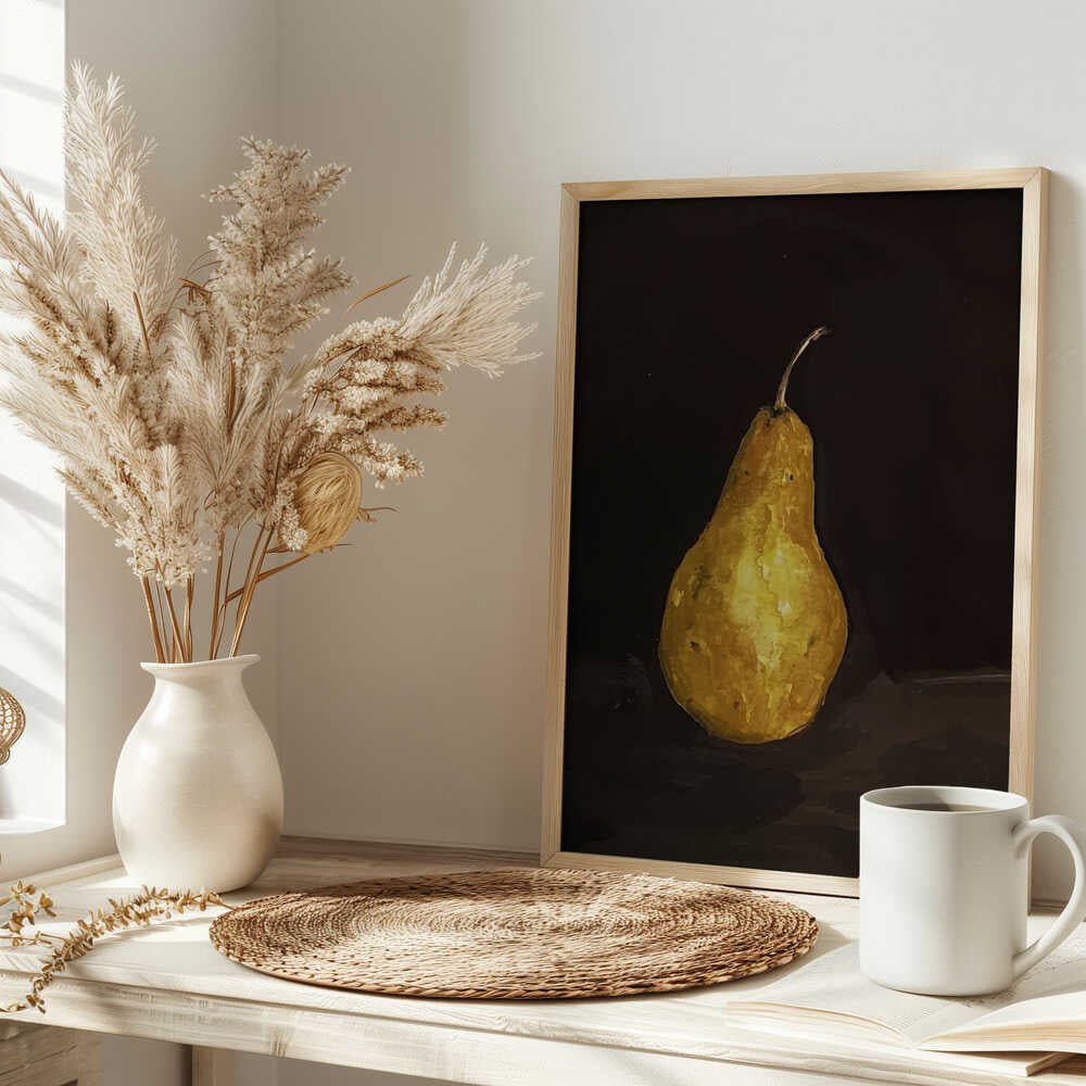 Bosc Pear - Stretched Canvas, Poster or Fine Art Print - I Heart Wall Art - Poster Print, Canvas Print or Framed Art Print