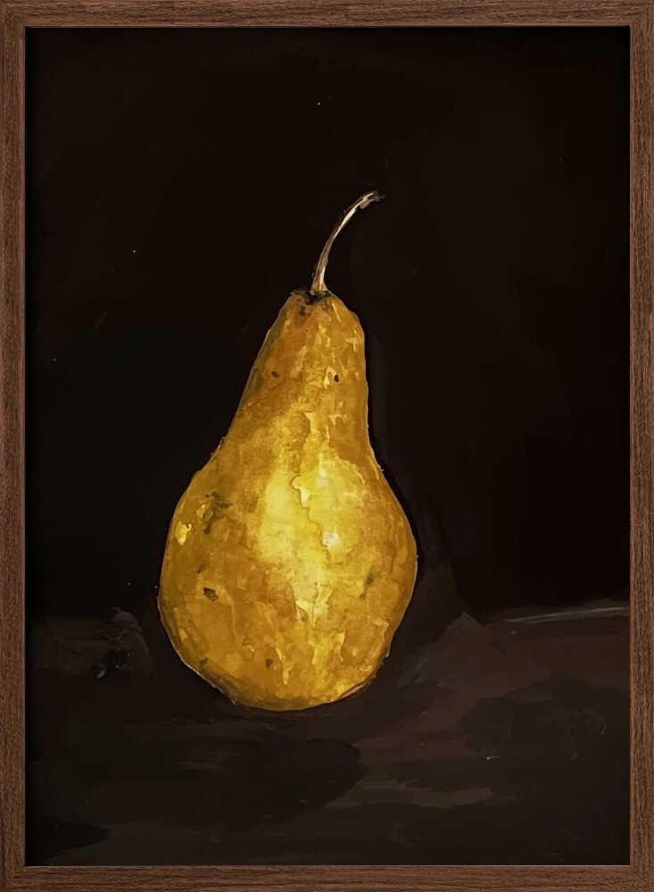 Bosc Pear - Stretched Canvas, Poster or Fine Art Print - I Heart Wall Art - Poster Print, Canvas Print or Framed Art Print
