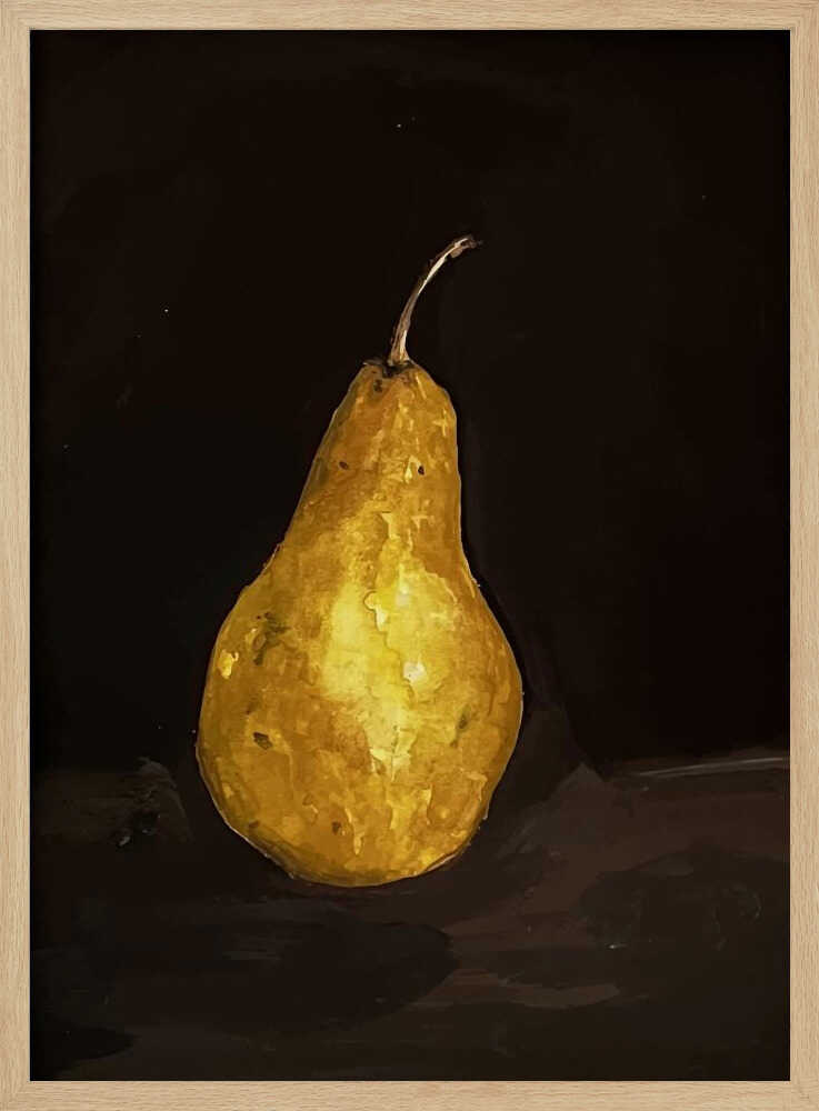 Bosc Pear - Stretched Canvas, Poster or Fine Art Print - I Heart Wall Art - Poster Print, Canvas Print or Framed Art Print