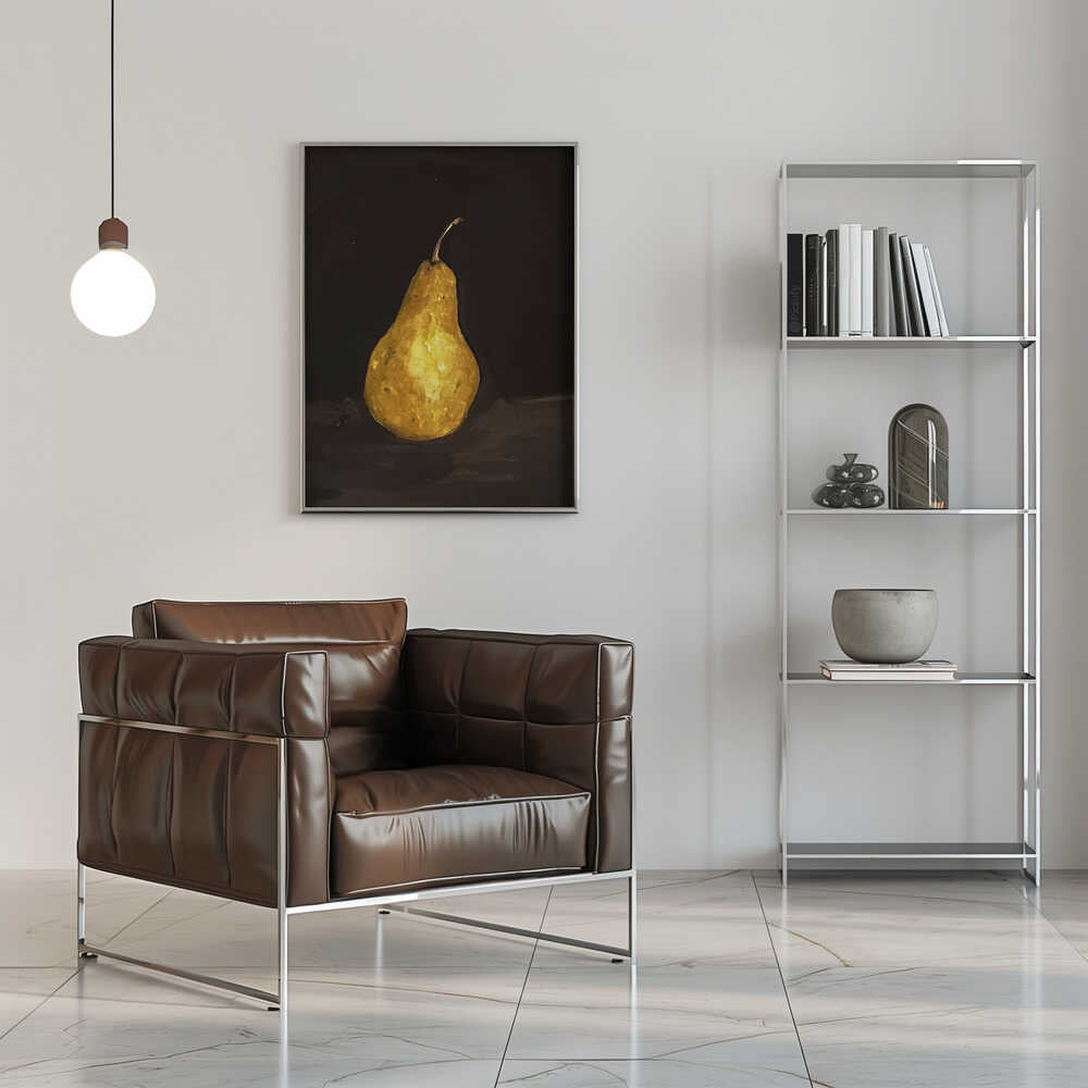 Bosc Pear - Stretched Canvas, Poster or Fine Art Print - I Heart Wall Art - Poster Print, Canvas Print or Framed Art Print
