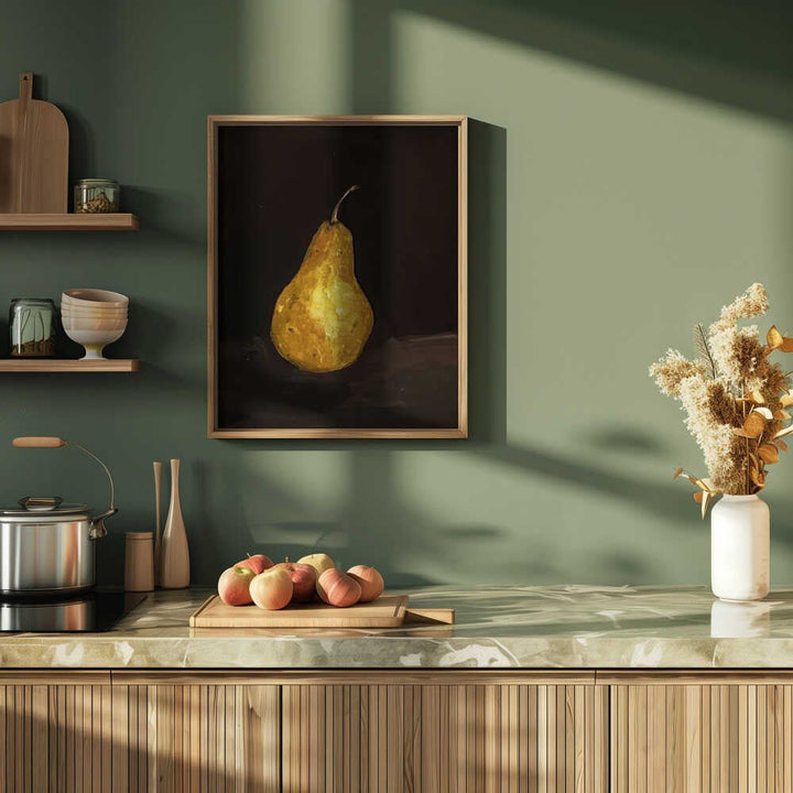 Bosc Pear - Stretched Canvas, Poster or Fine Art Print - I Heart Wall Art - Poster Print, Canvas Print or Framed Art Print