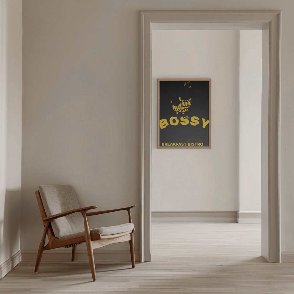 Bossy.png - Stretched Canvas, Poster or Fine Art Print I Heart Wall Art