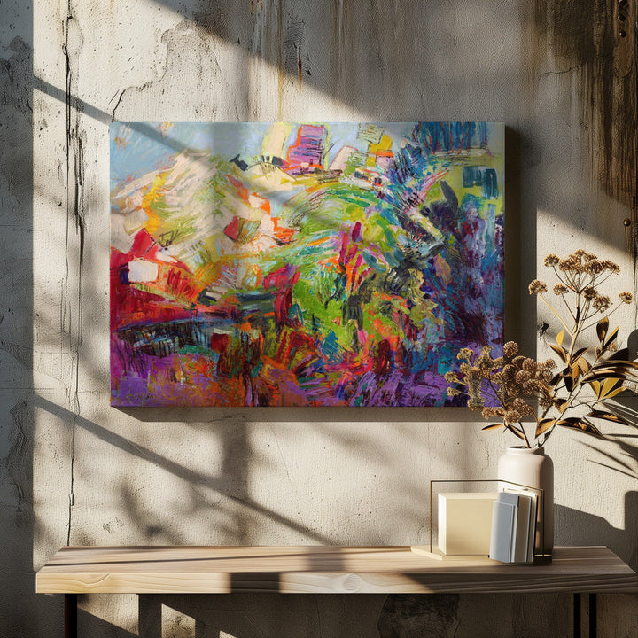 Botanic Radiance - Stretched Canvas, Poster or Fine Art Print I Heart Wall Art