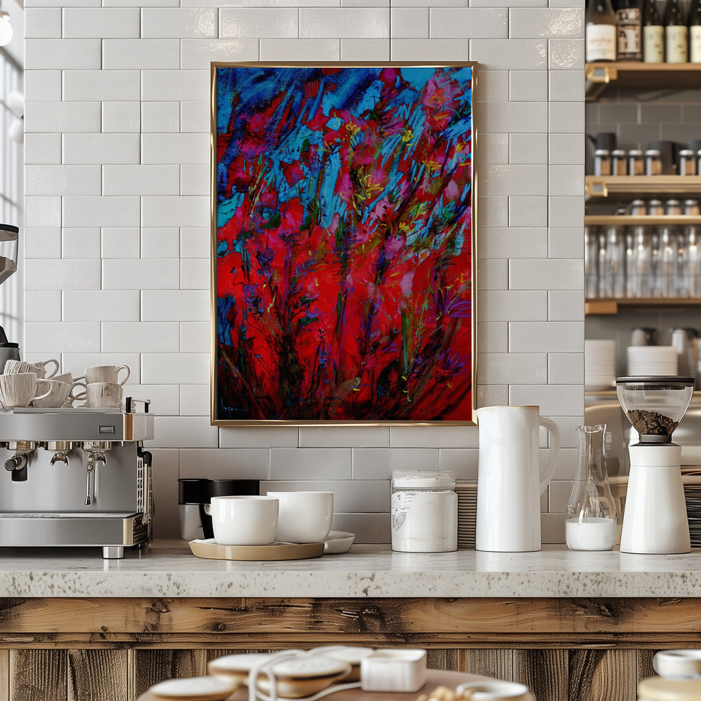 Botanic Radiance - Stretched Canvas, Poster or Fine Art Print I Heart Wall Art