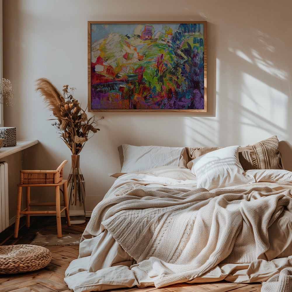 Botanic Radiance - Stretched Canvas, Poster or Fine Art Print I Heart Wall Art