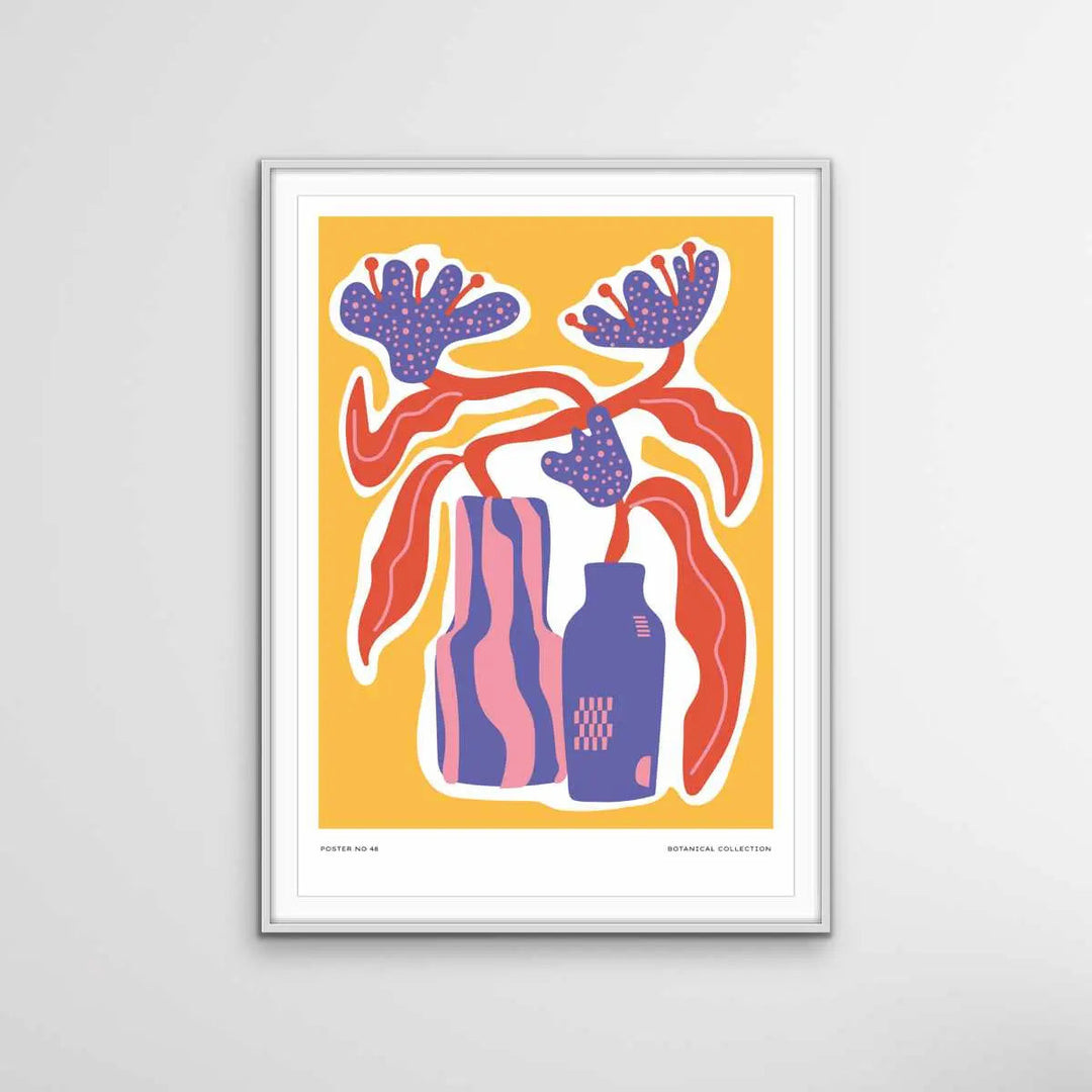 Botanical Collection Print 48 - Poster Style Colourful print - I Heart Wall Art - Poster Print, Canvas Print or Framed Art Print