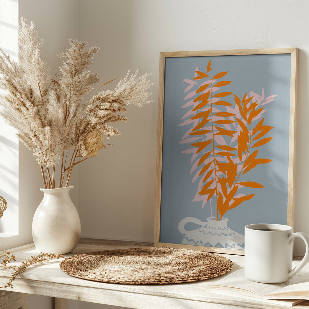 Botanical dopamine twigs - Stretched Canvas, Poster or Fine Art Print I Heart Wall Art
