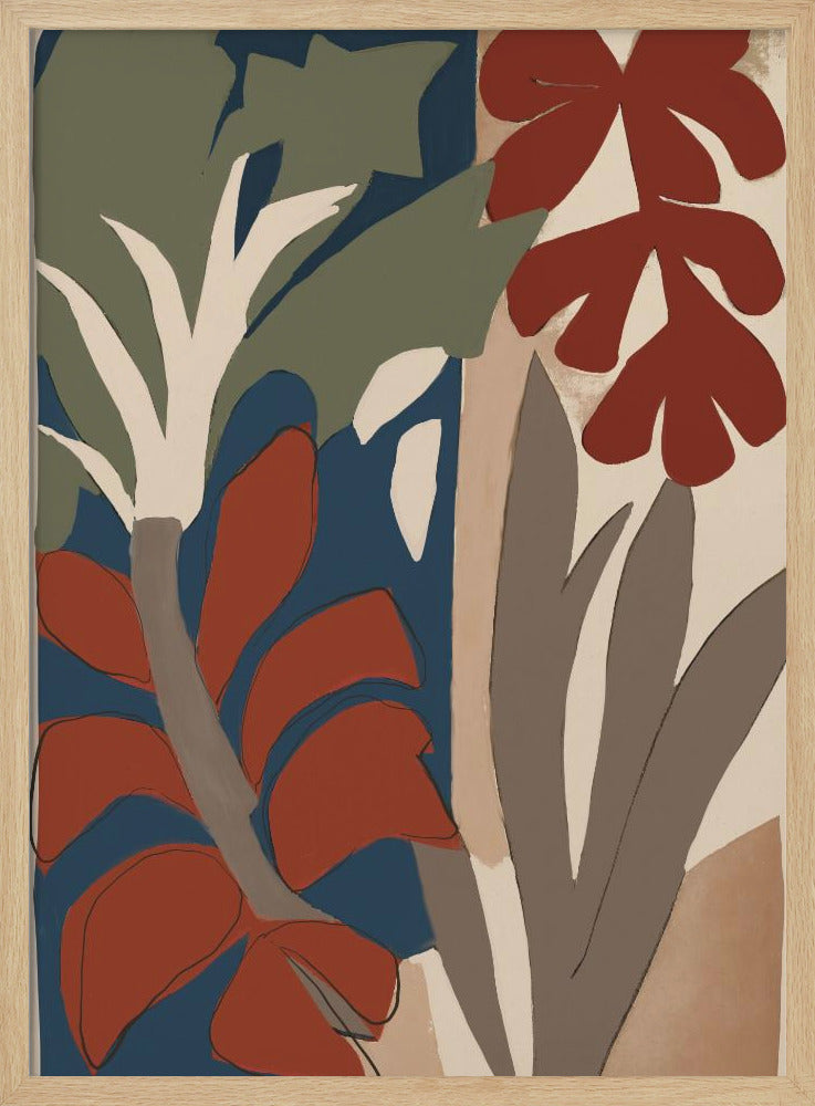 Botanical Impression No 1 - Stretched Canvas, Poster or Fine Art Print I Heart Wall Art