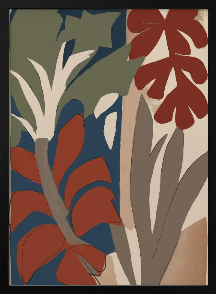 Botanical Impression No 1 - Stretched Canvas, Poster or Fine Art Print I Heart Wall Art